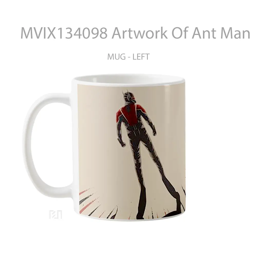 Mug Artwork Of Ant Man Gelas Superhero - All-side / Desain