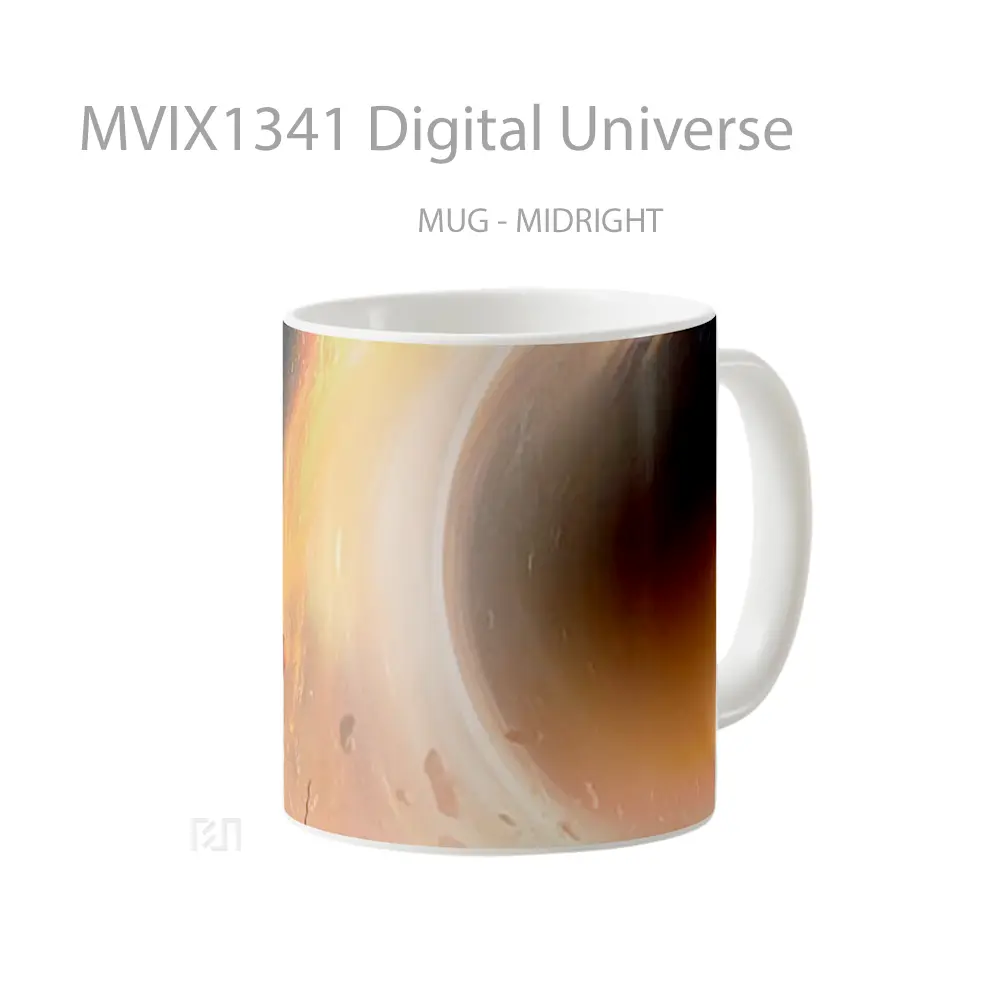 Mug Digital Universe Gelas Astronomi - All-side / Desain