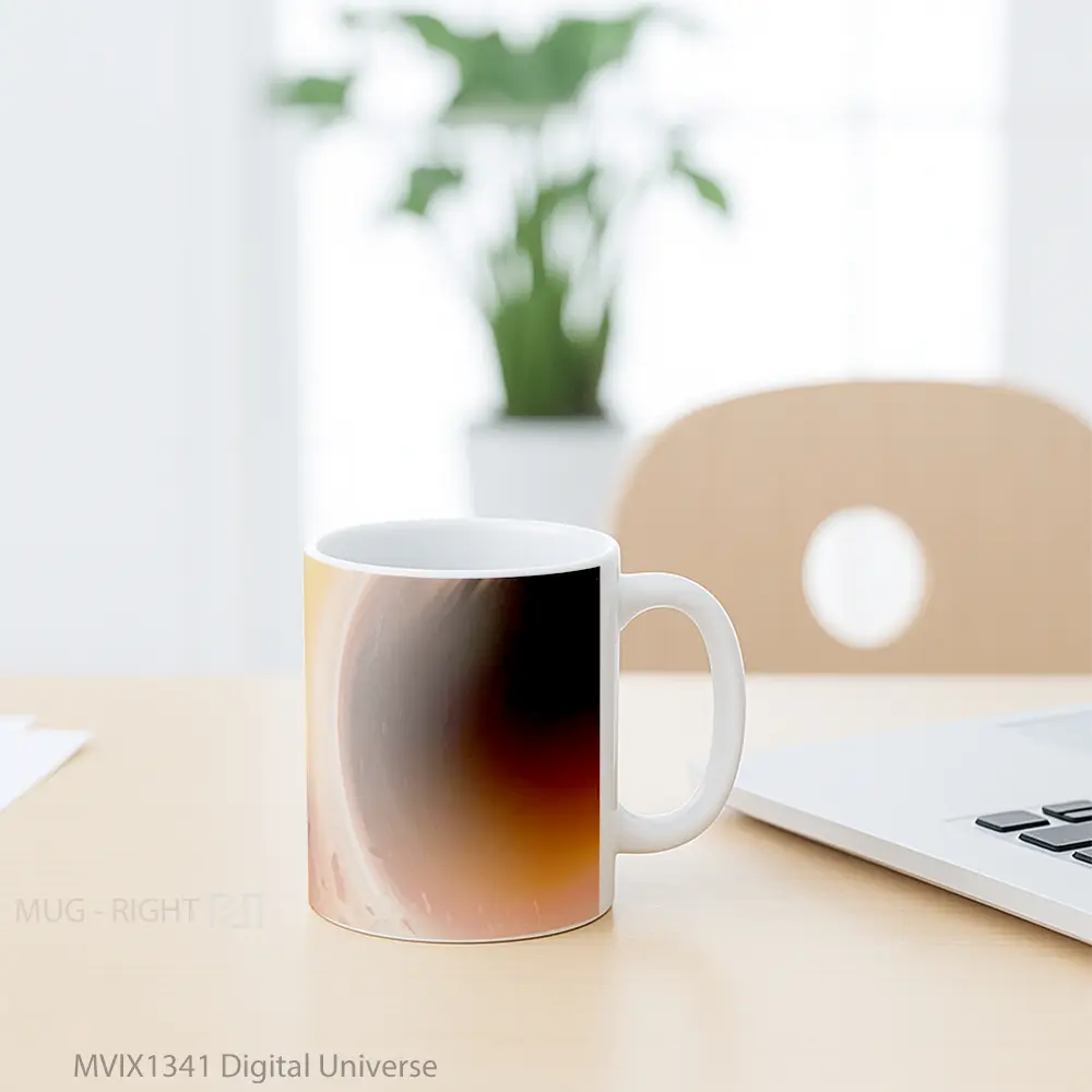 Mug Digital Universe Gelas Astronomi - All-side / Desain