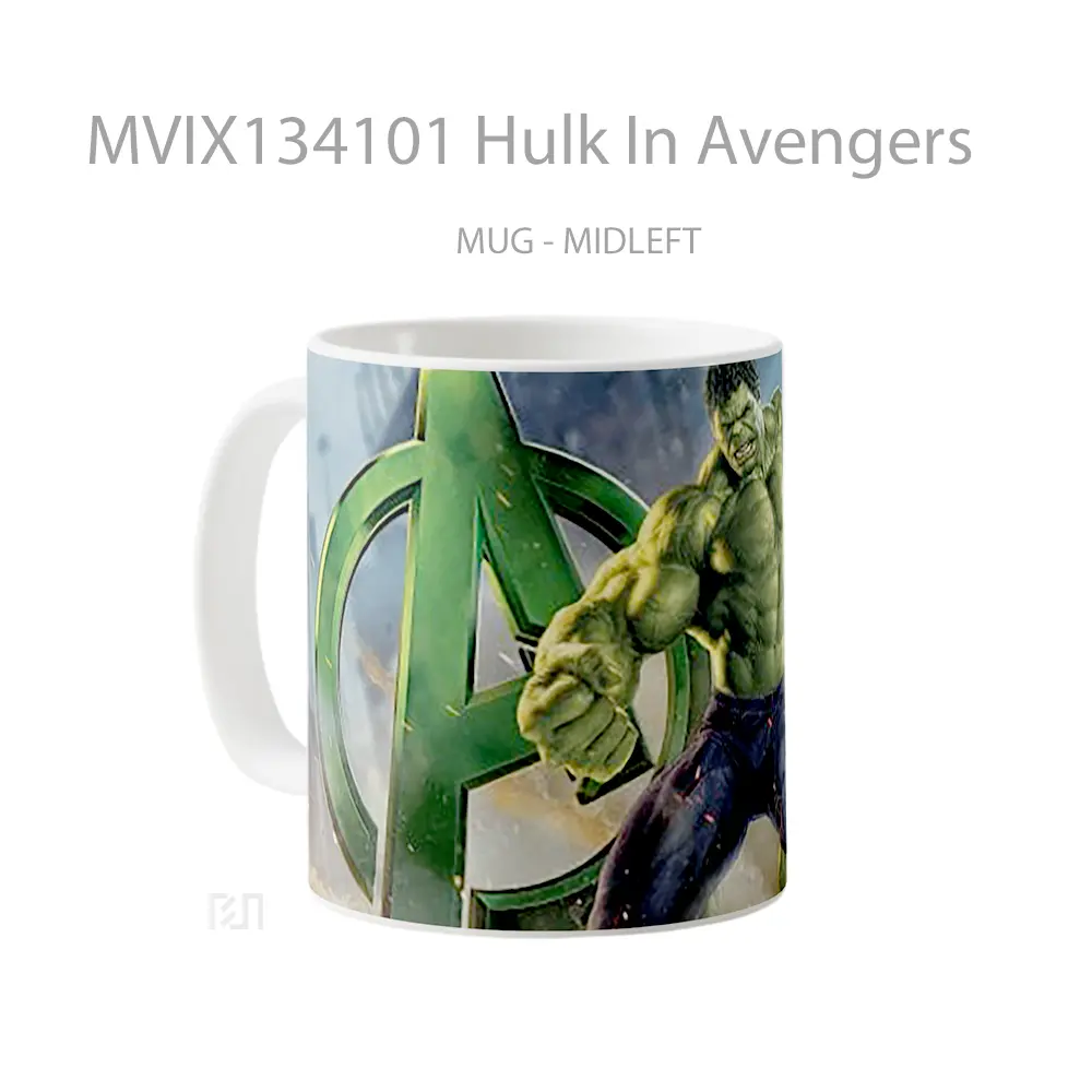 Mug Hulk In Avengers Gelas Superhero - All-side / Desain