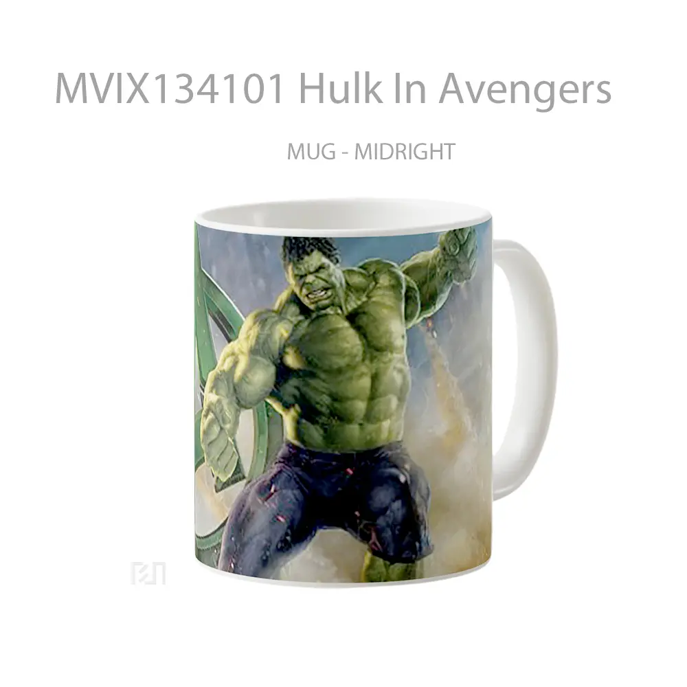 Mug Hulk In Avengers Gelas Superhero - All-side / Desain