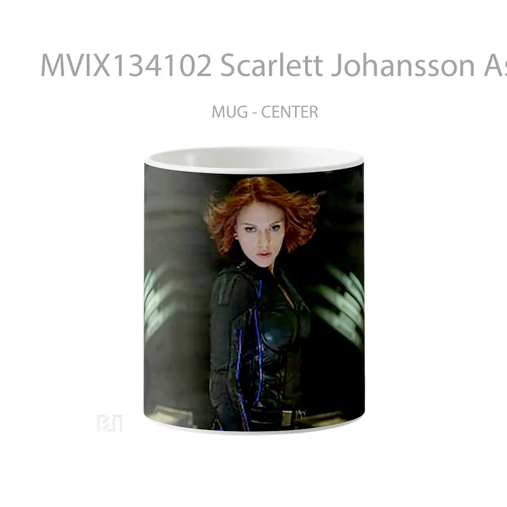 Mug Scarlett Johansson As A Black Widow Gelas Superhero