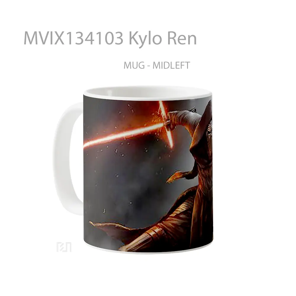 Mug Kylo Ren Gelas Keramik Unik - All-side / Desain