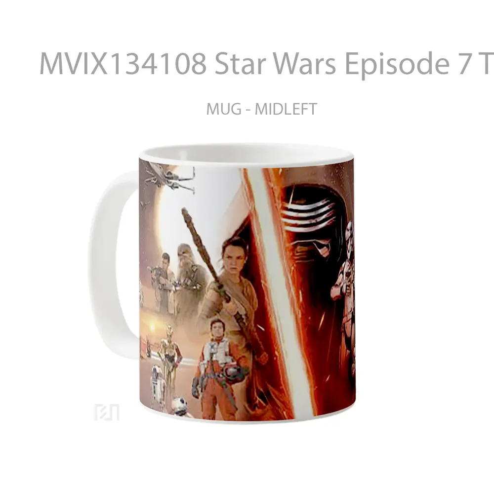 Mug Star Wars Episode 7 The Awakening Of Force Gelas Star Wars - All-side / Desain