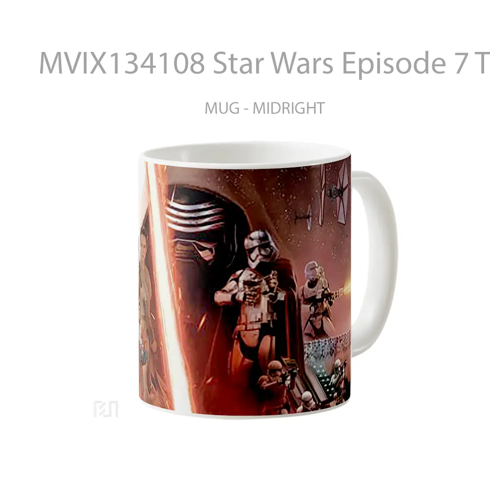 Mug Star Wars Episode 7 The Awakening Of Force Gelas Star Wars - All-side / Desain