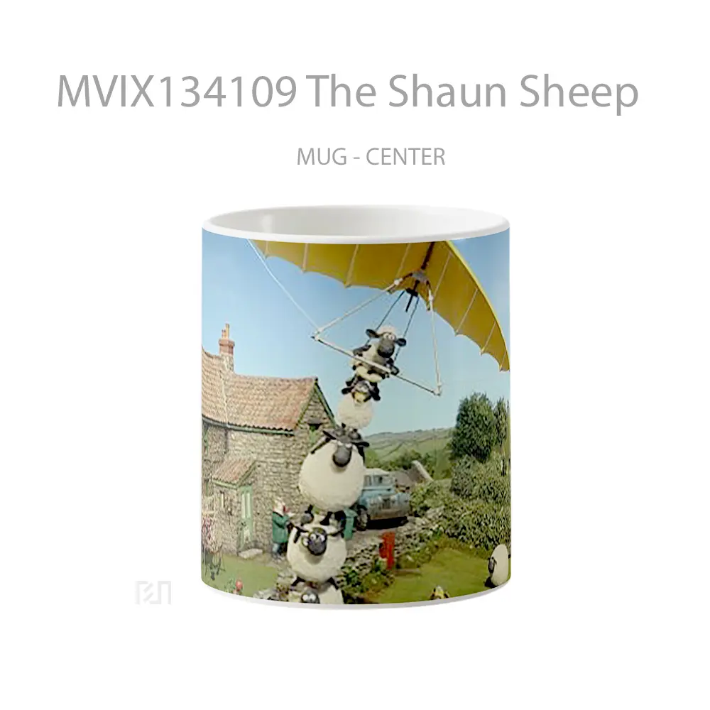 Mug The Shaun Sheep Gelas Hewan Lucu