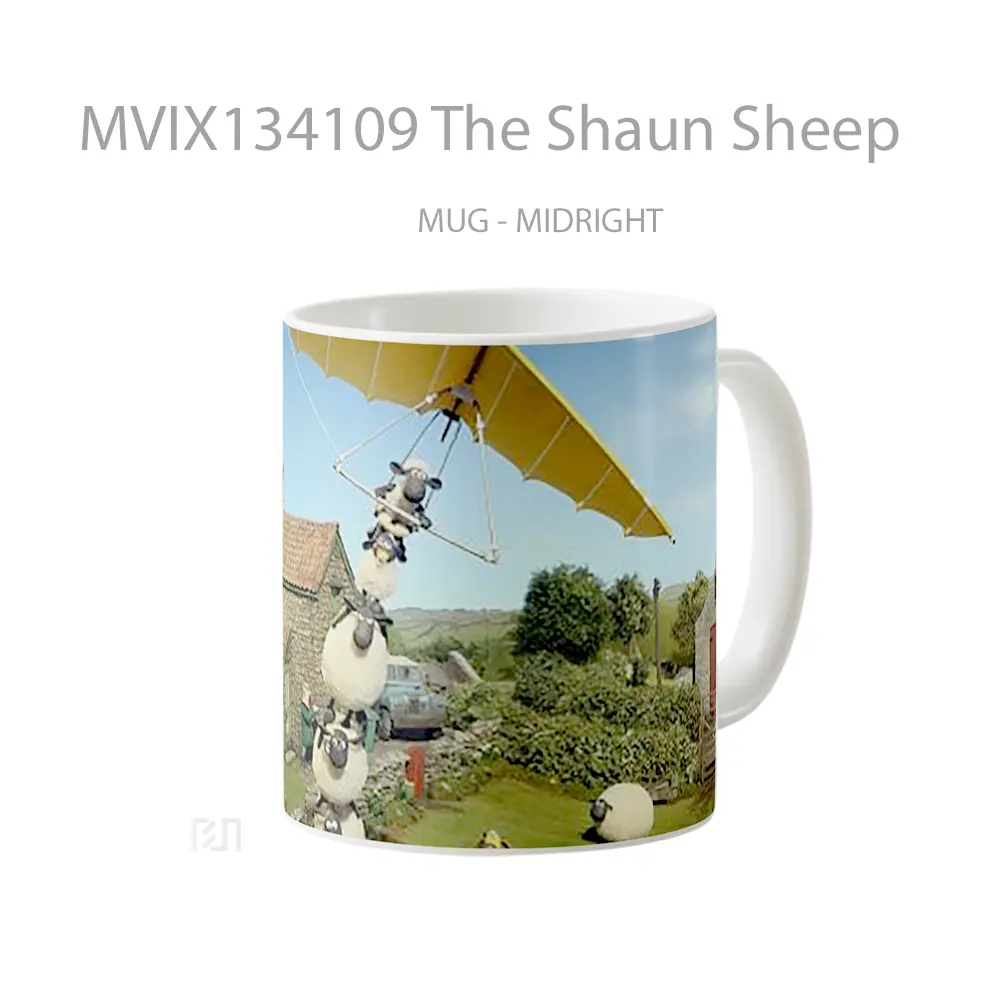Mug The Shaun Sheep Gelas Hewan Lucu - All-side / Desain