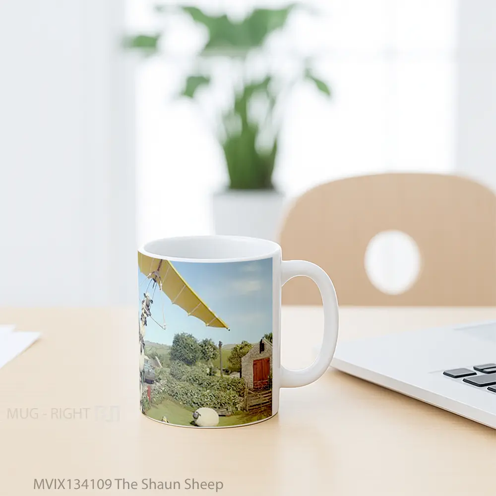 Mug The Shaun Sheep Gelas Hewan Lucu - All-side / Desain