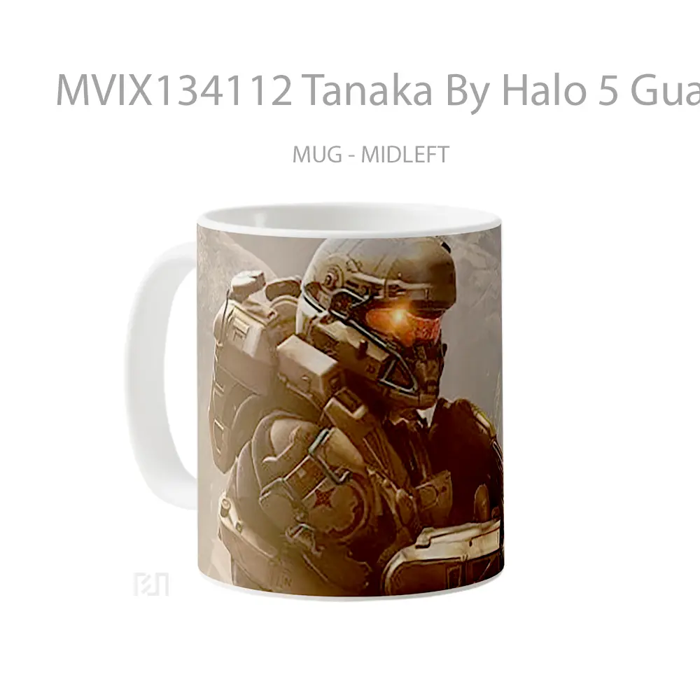 Mug Tanaka By Halo 5 Guardians Cangkir Gamer - All-side / Desain