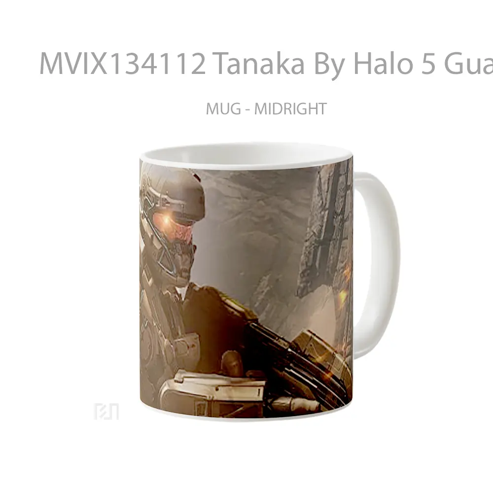 Mug Tanaka By Halo 5 Guardians Cangkir Gamer - All-side / Desain
