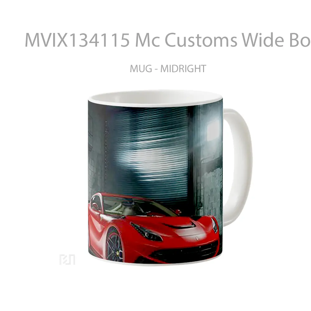 Mug Mc Customs Wide Body Ferrari F12Berlinetta Cangkir Mobil - All-side / Desain