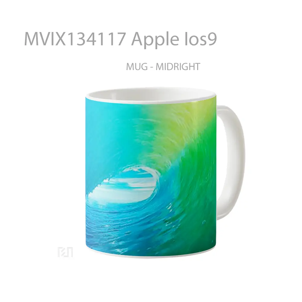 Mug Apple Ios9 Gelas Keramik Unik - All-side / Desain