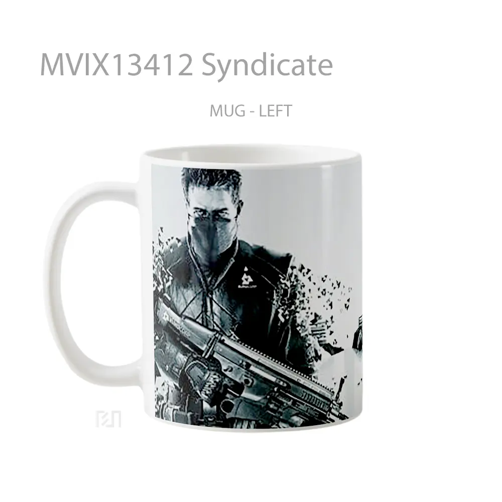 Mug Syndicate Gelas Keramik Unik - All-side / Desain