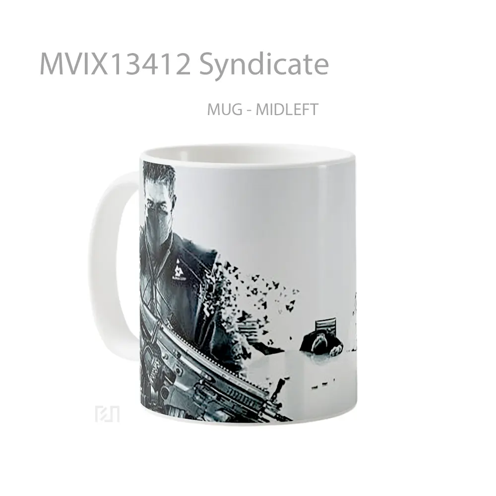 Mug Syndicate Gelas Keramik Unik - All-side / Desain