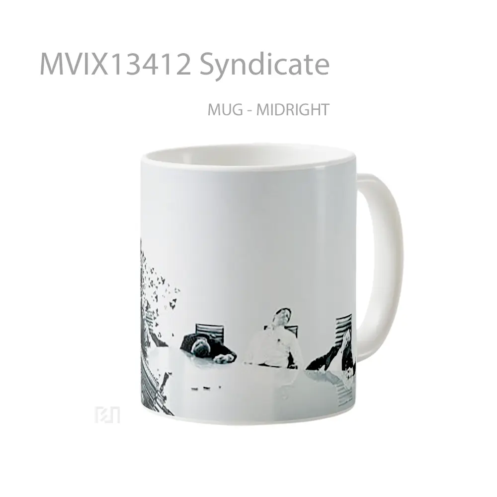 Mug Syndicate Gelas Keramik Unik - All-side / Desain