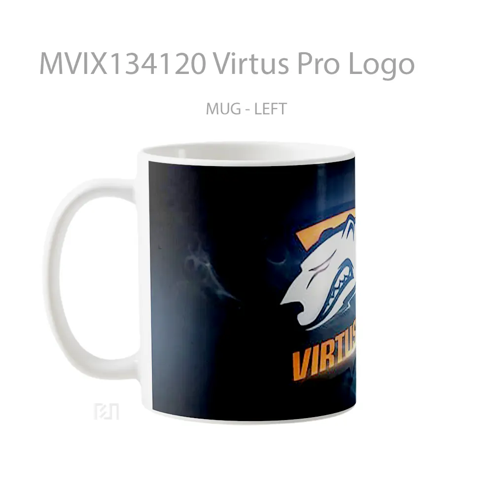 Mug Virtus Pro Logo Gelas Keramik Unik - All-side / Desain
