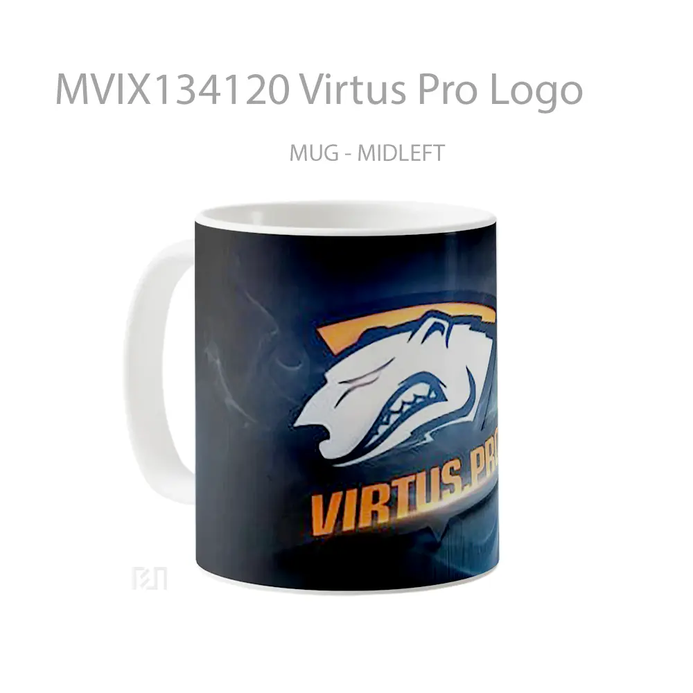 Mug Virtus Pro Logo Gelas Keramik Unik - All-side / Desain