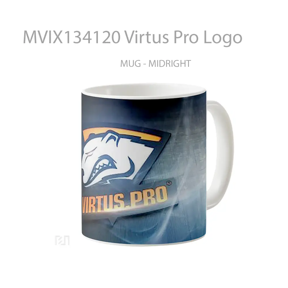 Mug Virtus Pro Logo Gelas Keramik Unik - All-side / Desain