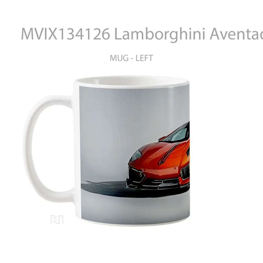 Mug Lamborghini Aventador Lp 700 4 Cangkir Mobil - All-side / Desain