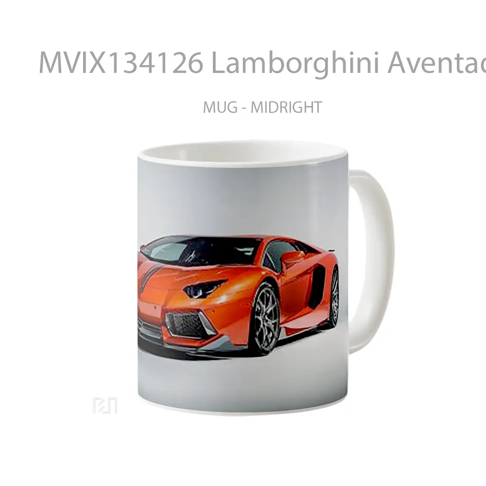 Mug Lamborghini Aventador Lp 700 4 Cangkir Mobil - All-side / Desain
