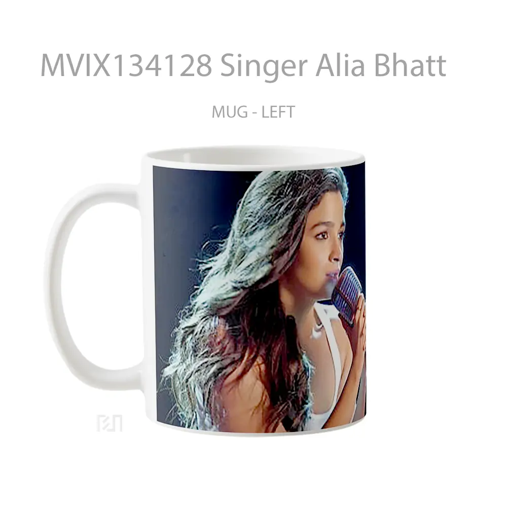 Mug Singer Alia Bhatt Gelas Keramik Unik - All-side / Desain