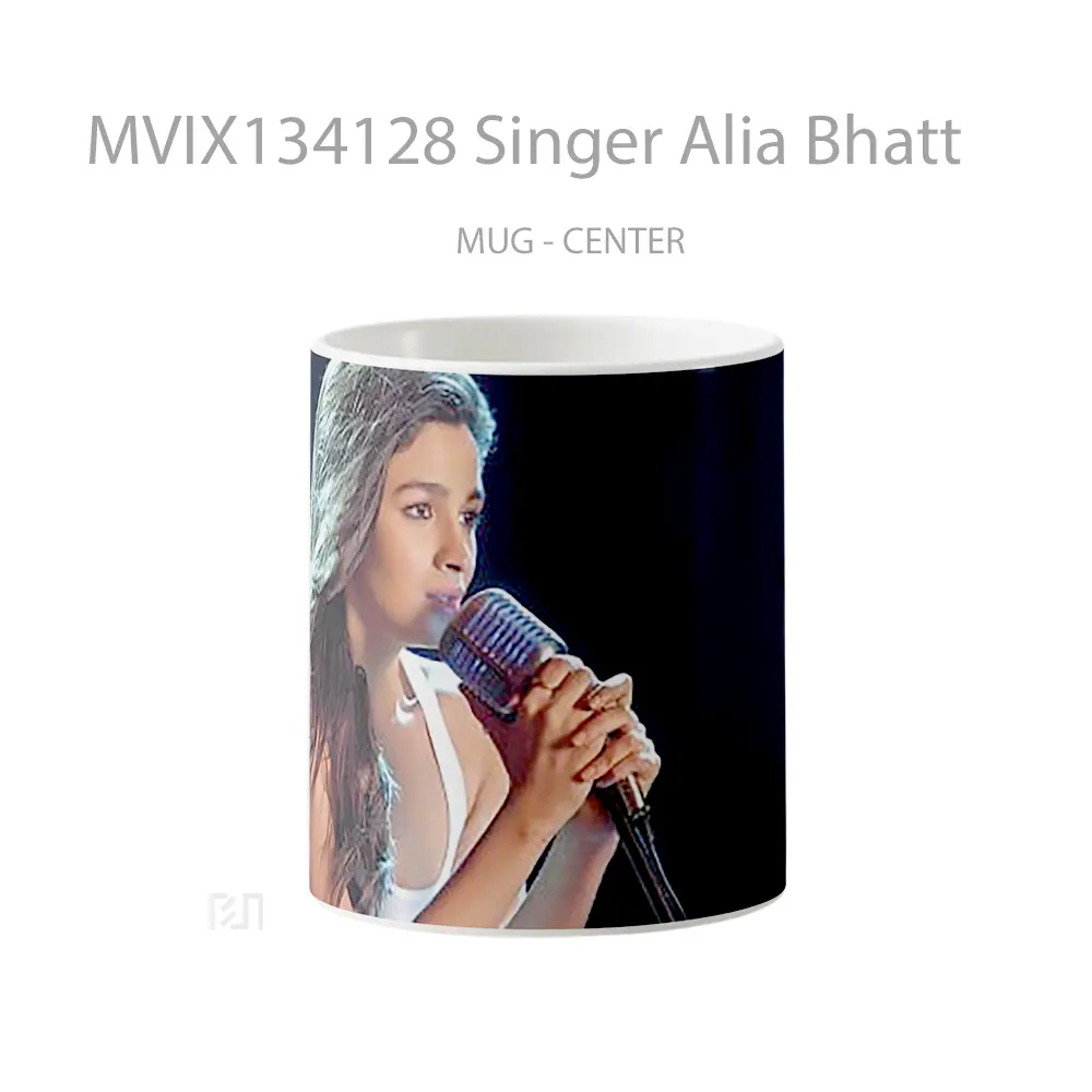 Mug Singer Alia Bhatt Gelas Keramik Unik