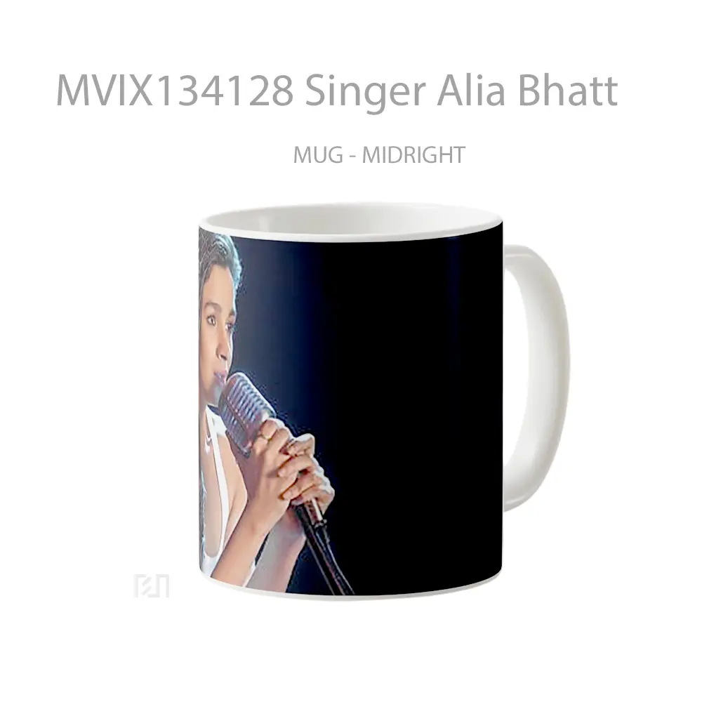 Mug Singer Alia Bhatt Gelas Keramik Unik - All-side / Desain
