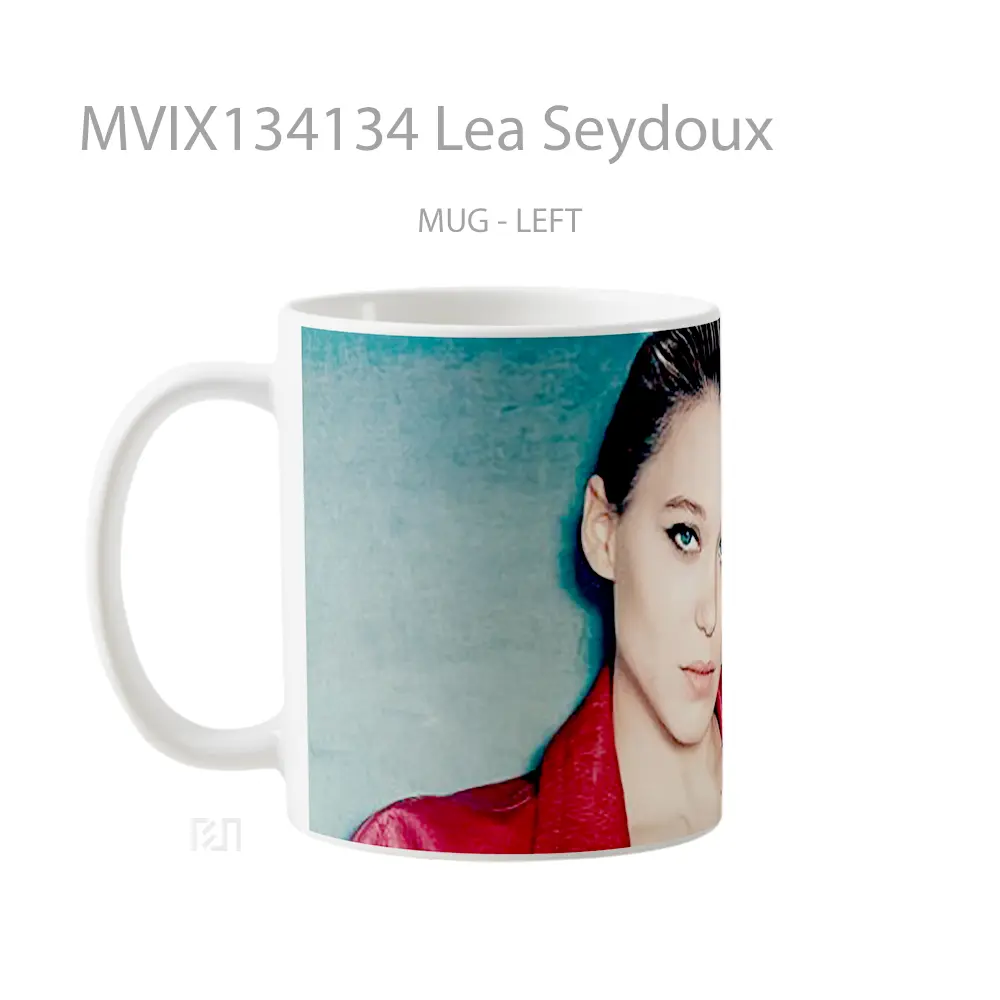 Mug Lea Seydoux Gelas Keramik Unik - All-side / Desain