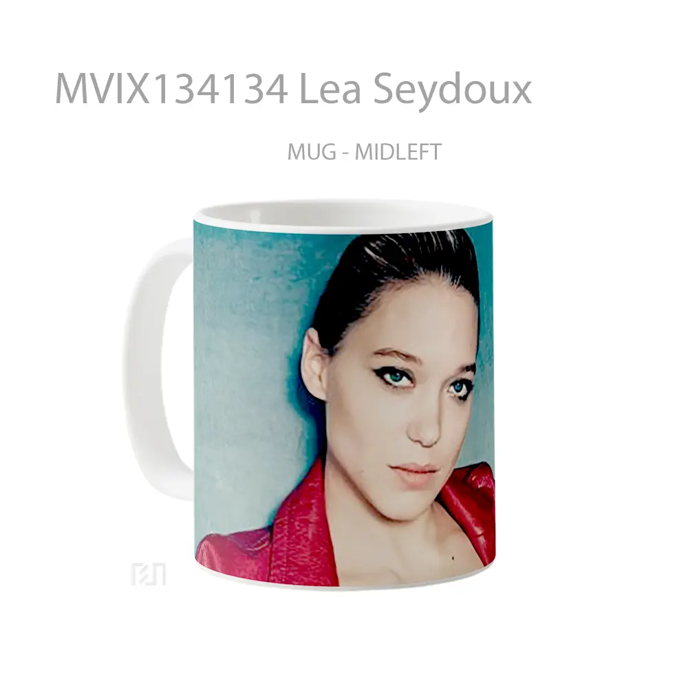 Mug Lea Seydoux Gelas Keramik Unik - All-side / Desain