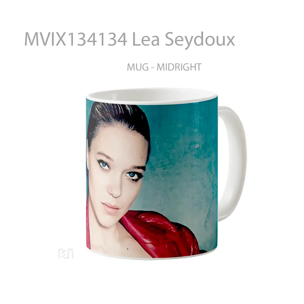 Mug Lea Seydoux Gelas Keramik Unik - All-side / Desain