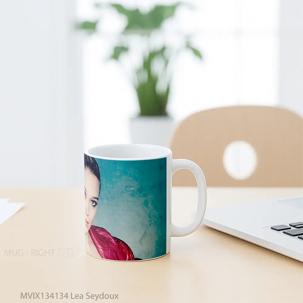 Mug Lea Seydoux Gelas Keramik Unik - All-side / Desain