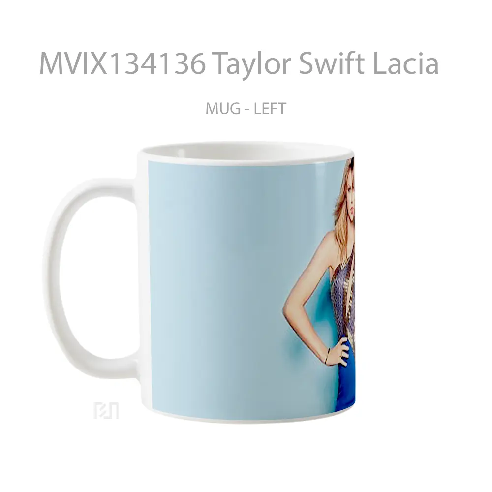 Mug Taylor Swift Lacia Gelas Selebriti - All-side / Desain