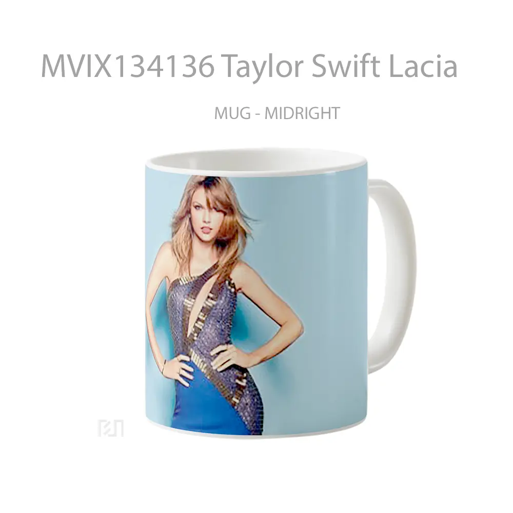 Mug Taylor Swift Lacia Gelas Selebriti - All-side / Desain