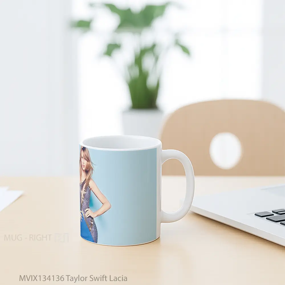 Mug Taylor Swift Lacia Gelas Selebriti - All-side / Desain