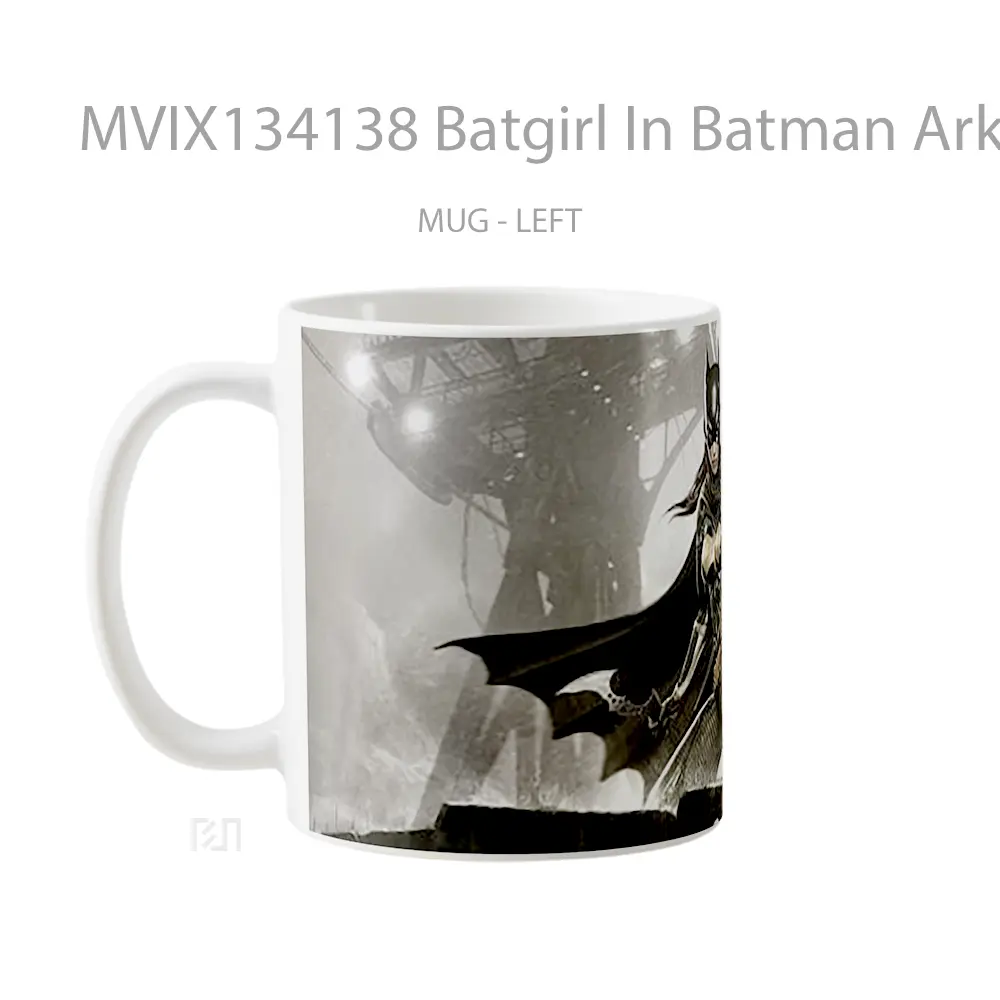 Mug Batgirl In Batman Arkham Knight Gelas Superhero - All-side / Desain