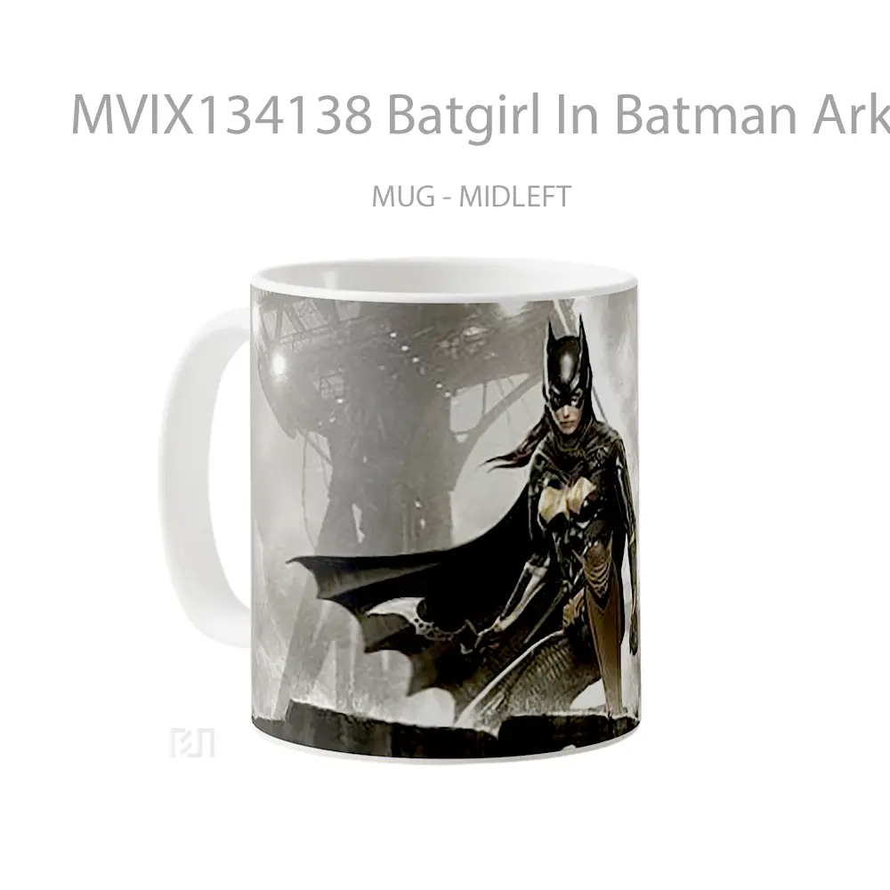 Mug Batgirl In Batman Arkham Knight Gelas Superhero - All-side / Desain