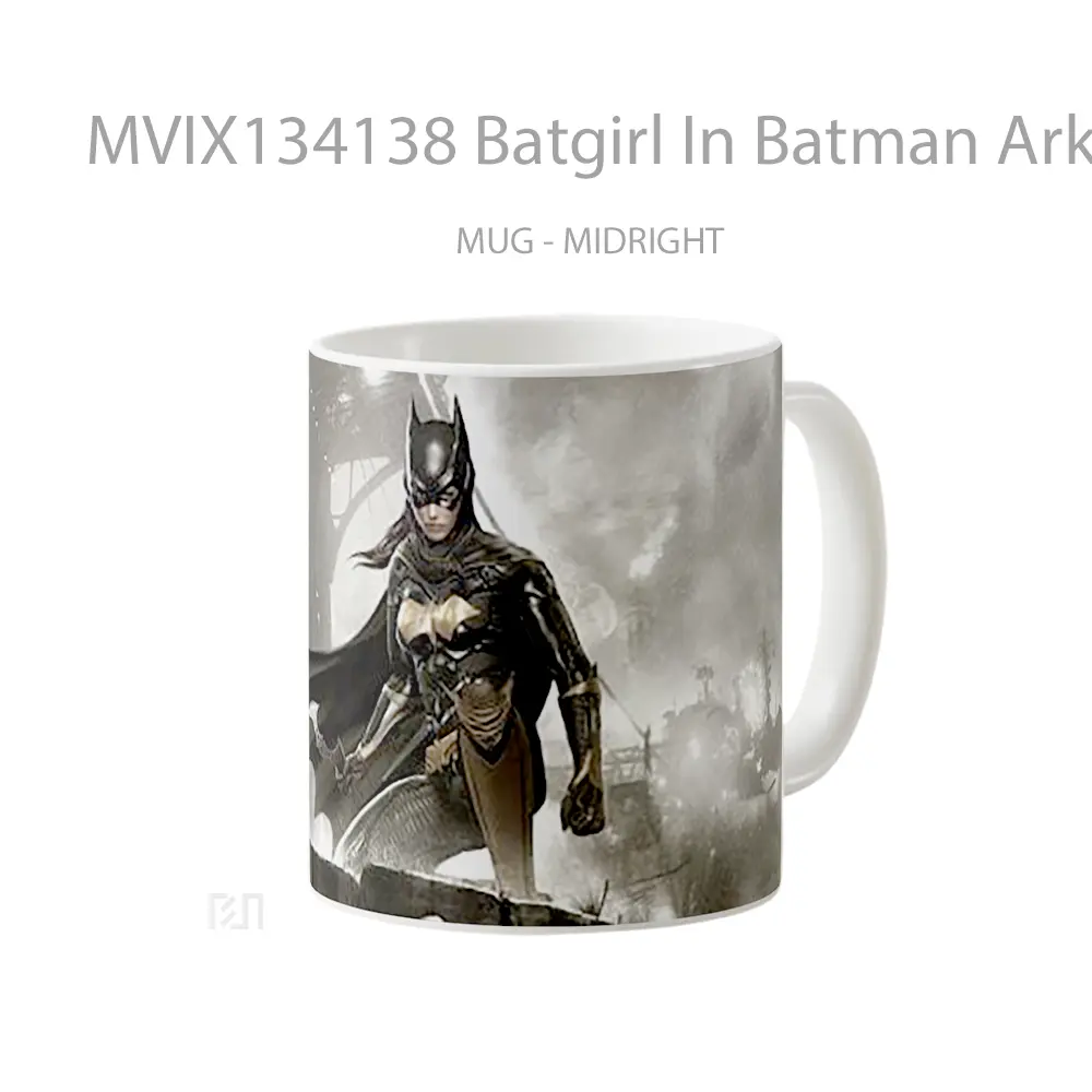 Mug Batgirl In Batman Arkham Knight Gelas Superhero - All-side / Desain