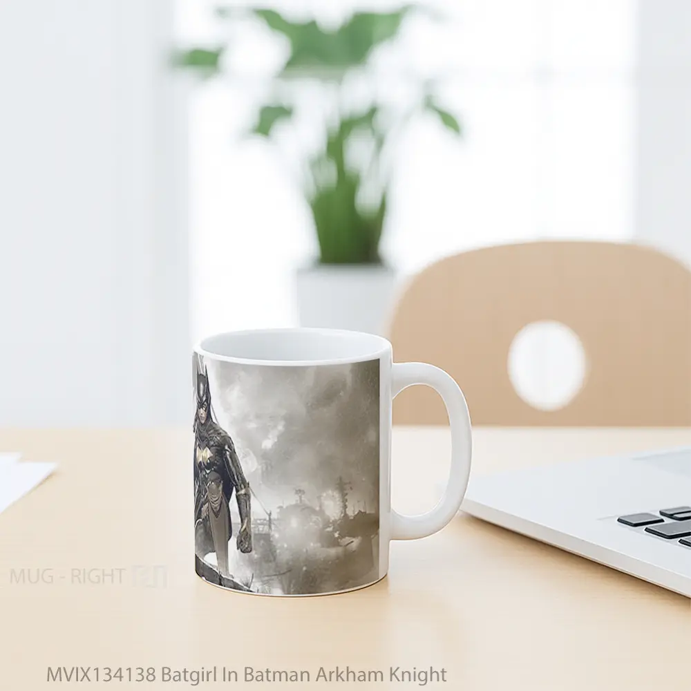 Mug Batgirl In Batman Arkham Knight Gelas Superhero - All-side / Desain