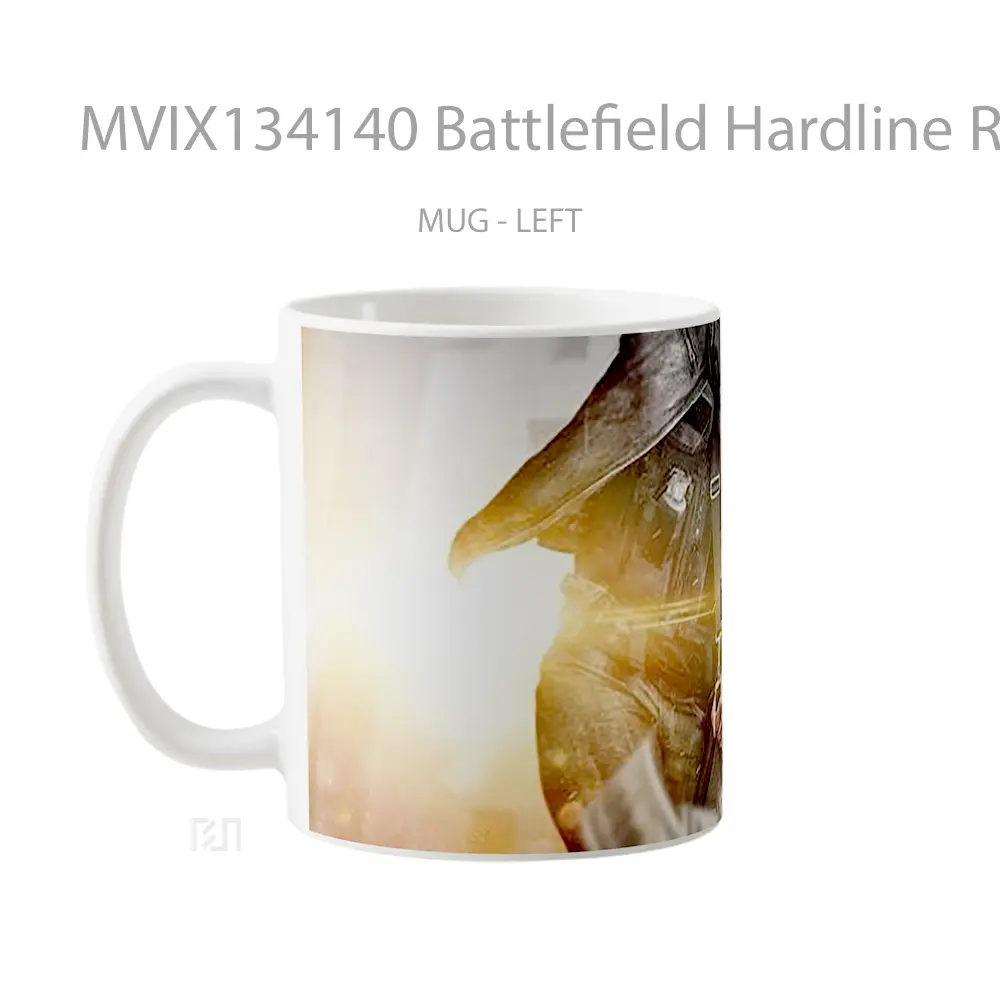 Mug Battlefield Hardline Robbery Gelas Keramik Unik - All-side / Desain