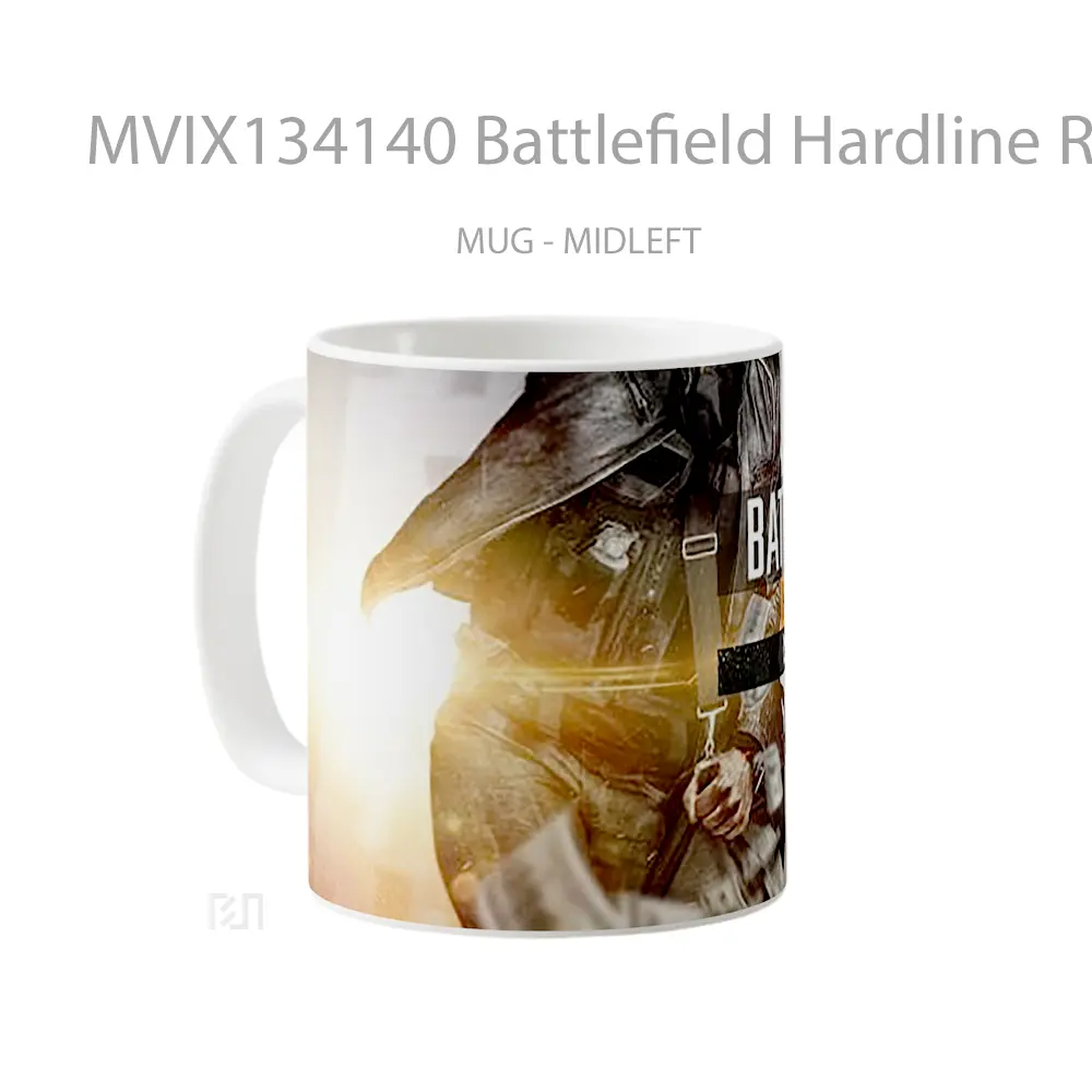 Mug Battlefield Hardline Robbery Gelas Keramik Unik - All-side / Desain