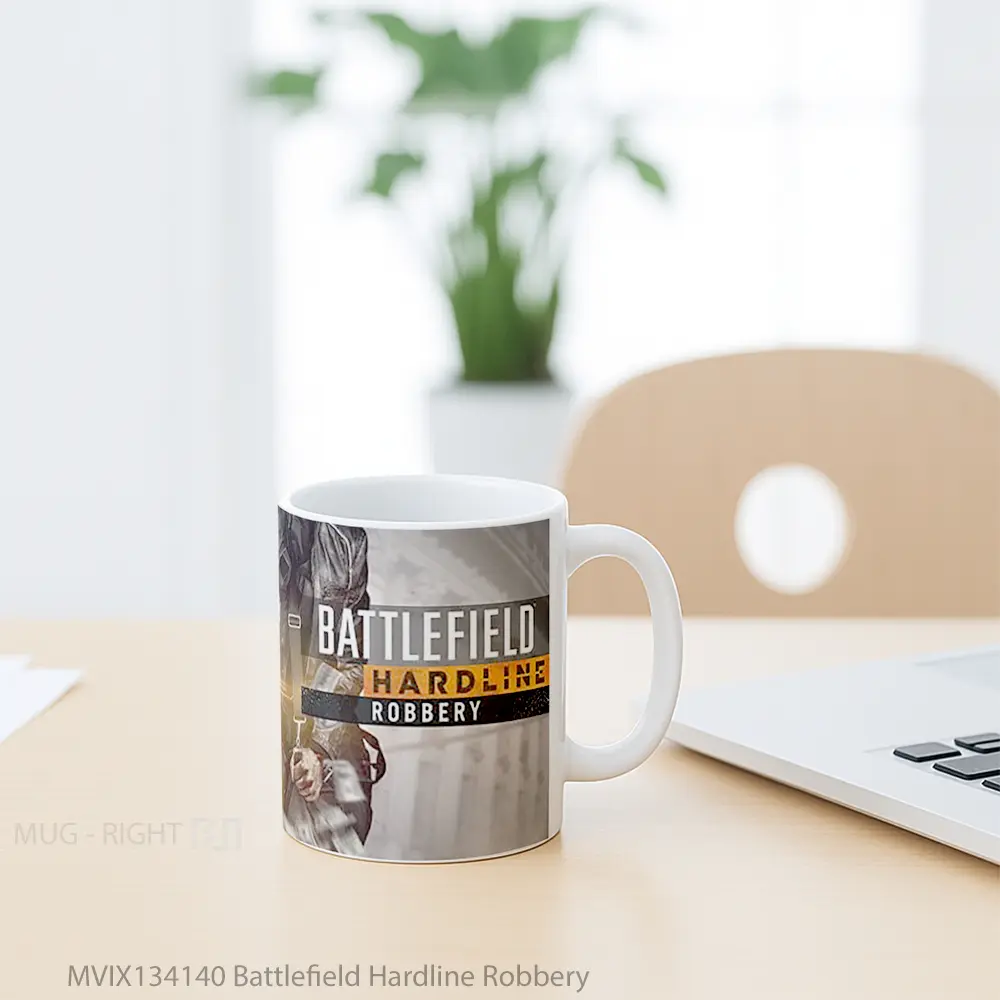 Mug Battlefield Hardline Robbery Gelas Keramik Unik - All-side / Desain