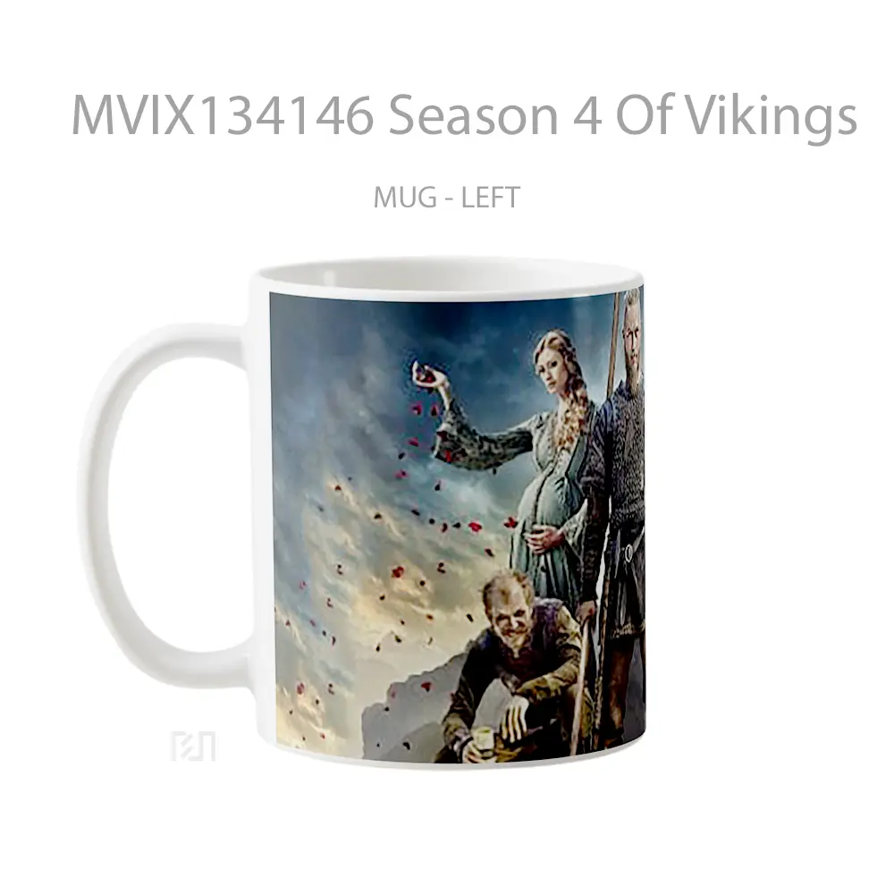 Mug Season 4 Of Vikings Gelas Keramik Unik - All-side / Desain