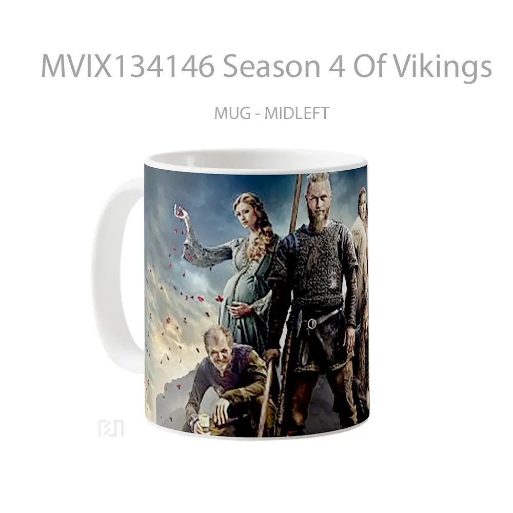 Mug Season 4 Of Vikings Gelas Keramik Unik - All-side / Desain