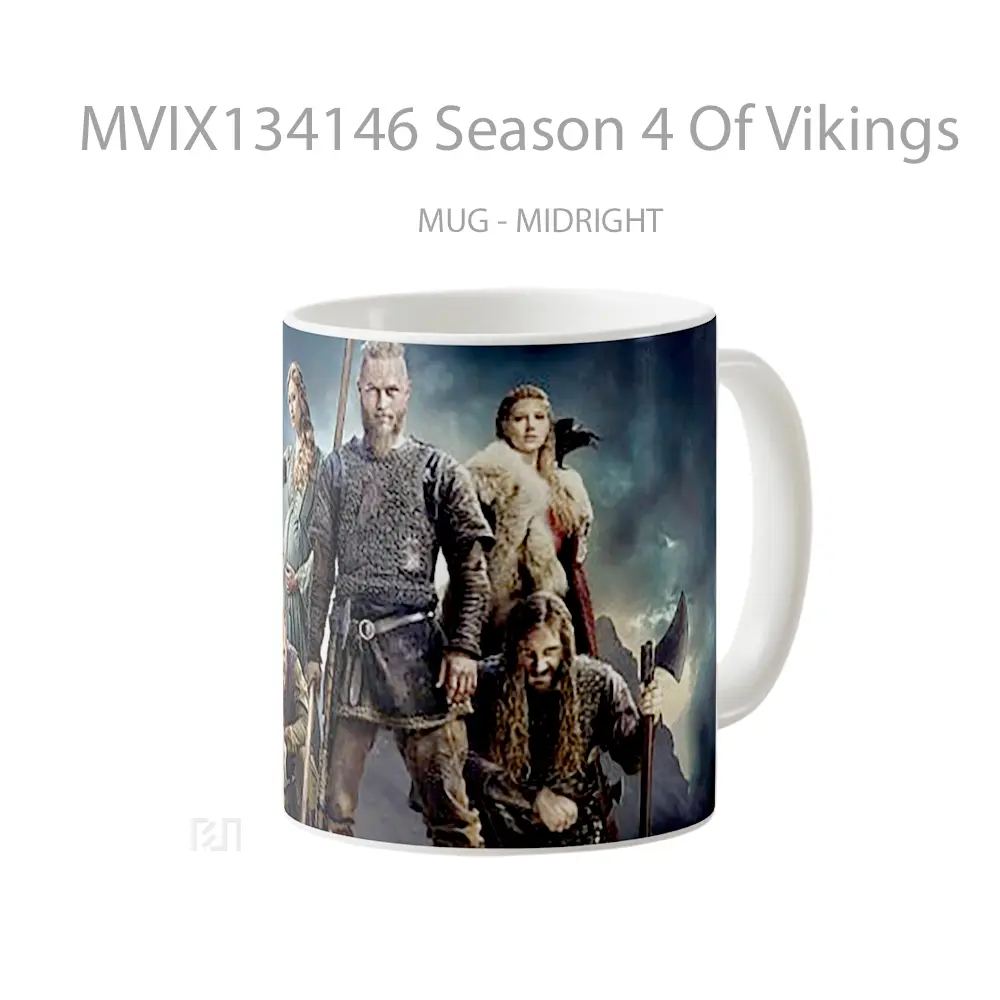 Mug Season 4 Of Vikings Gelas Keramik Unik - All-side / Desain