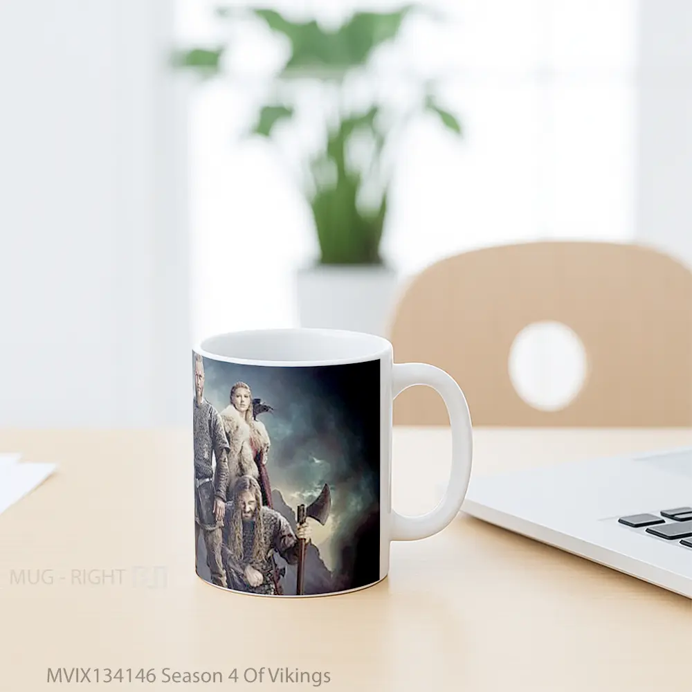 Mug Season 4 Of Vikings Gelas Keramik Unik - All-side / Desain