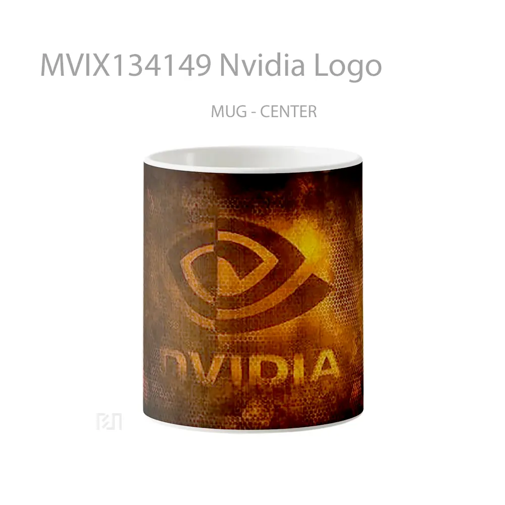 Mug Nvidia Logo Gelas Keramik Unik