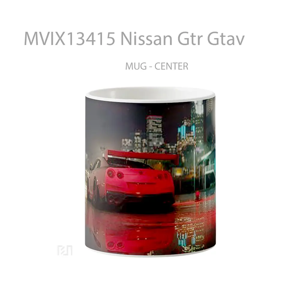 Mug Nissan Gtr Gtav Cangkir Mobil