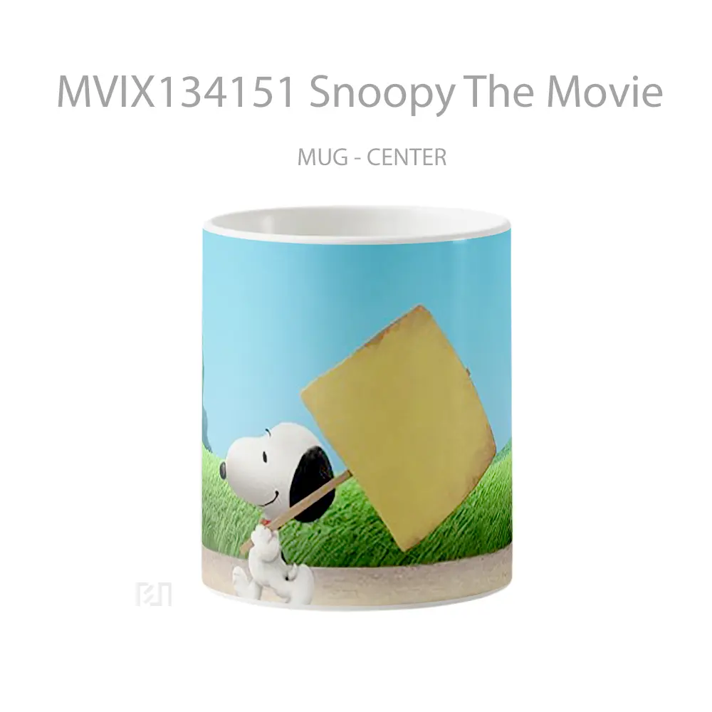 Mug Snoopy The Movie Gelas Keramik Unik