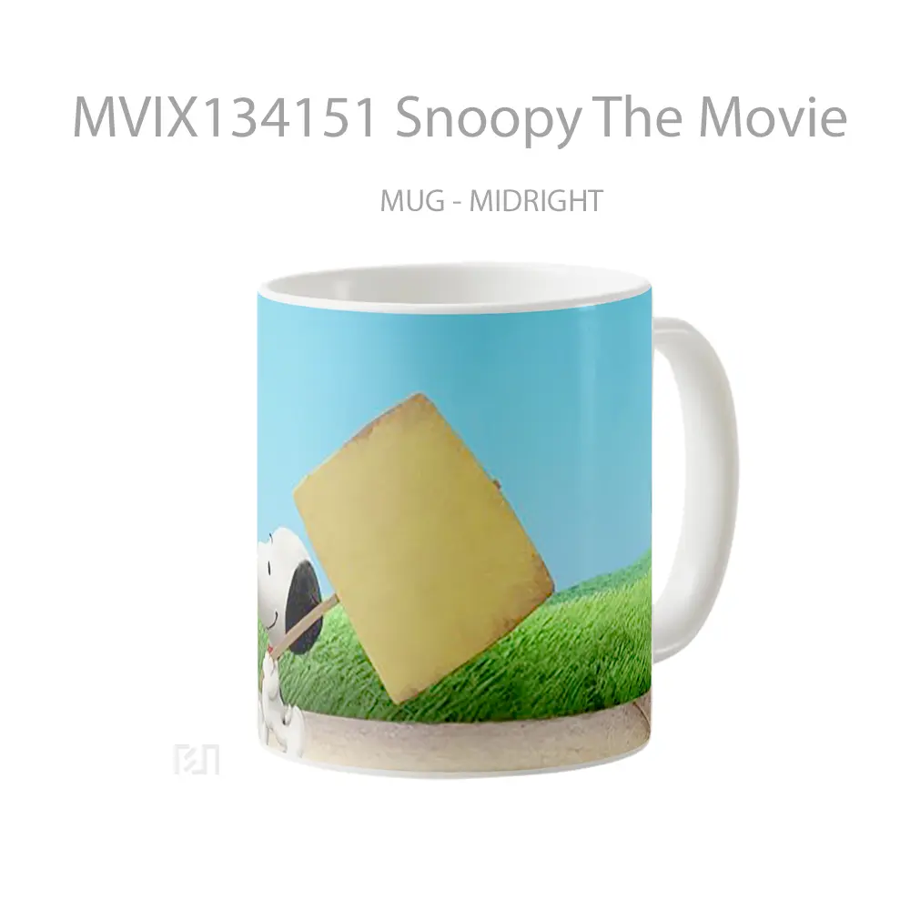 Mug Snoopy The Movie Gelas Keramik Unik - All-side / Desain