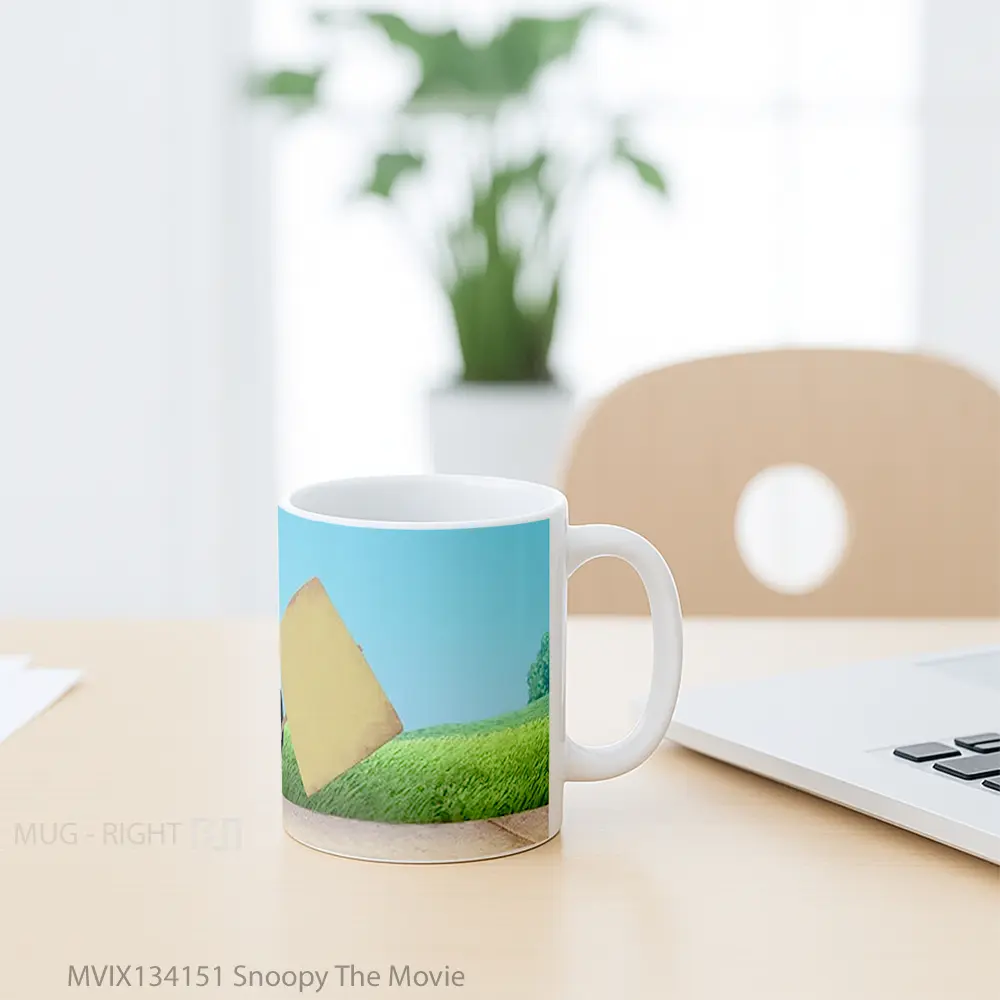 Mug Snoopy The Movie Gelas Keramik Unik - All-side / Desain